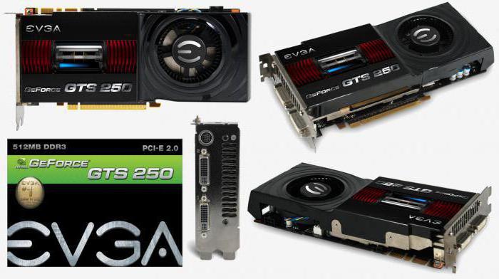 Nvidia GTS 250: specifikationer og anmeldelser